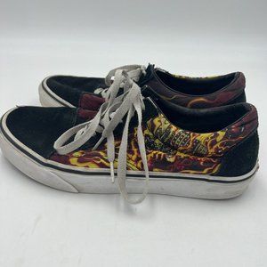 Vans Old Skool Samuri Rising Flames Skate Shoes Size 8